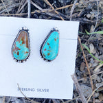 Turquoise Sterling Post Earrings