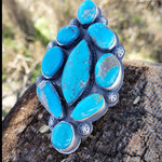 Turquoise Cluster Ring