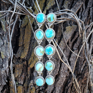 Sonoran Gold Turquoise Chandelier Earrings SALE