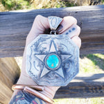 Huge Turquoise Star Pendant SALE