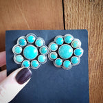 Federico Turquoise Cluster Earrings SALE
