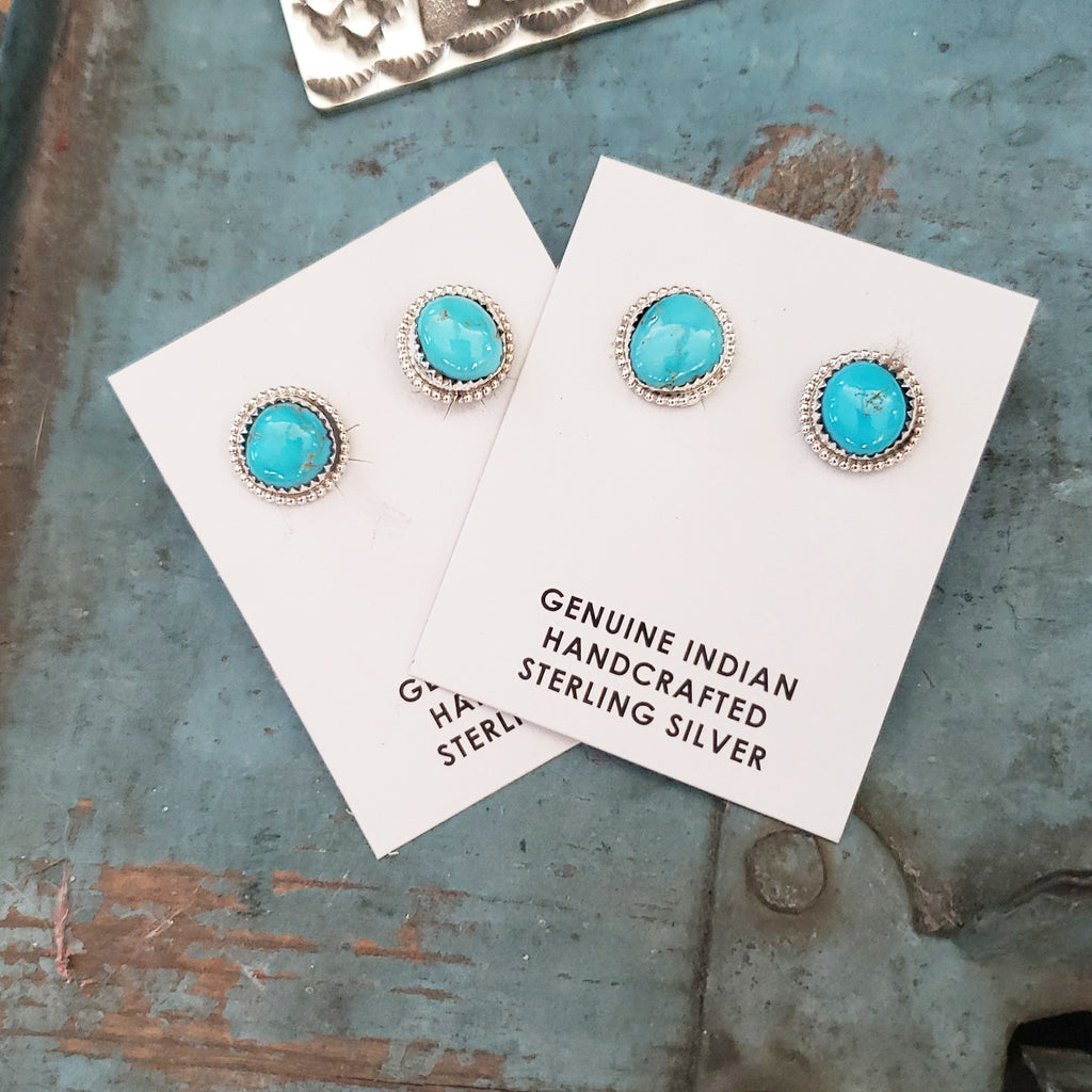 Turquoise Stud Earrings