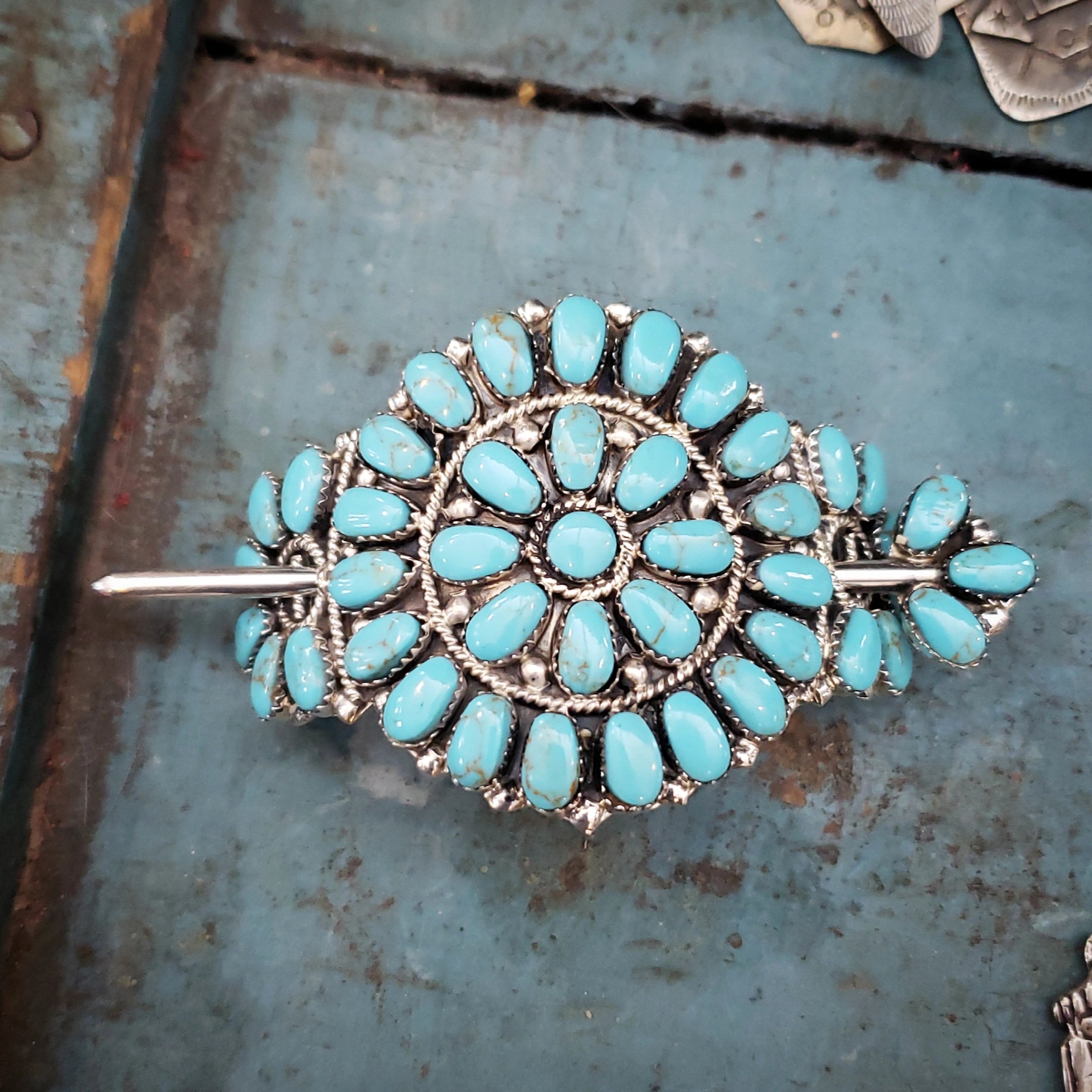 Turquoise Hair Pin