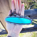 Huge Turquoise Concho Necklace SALE