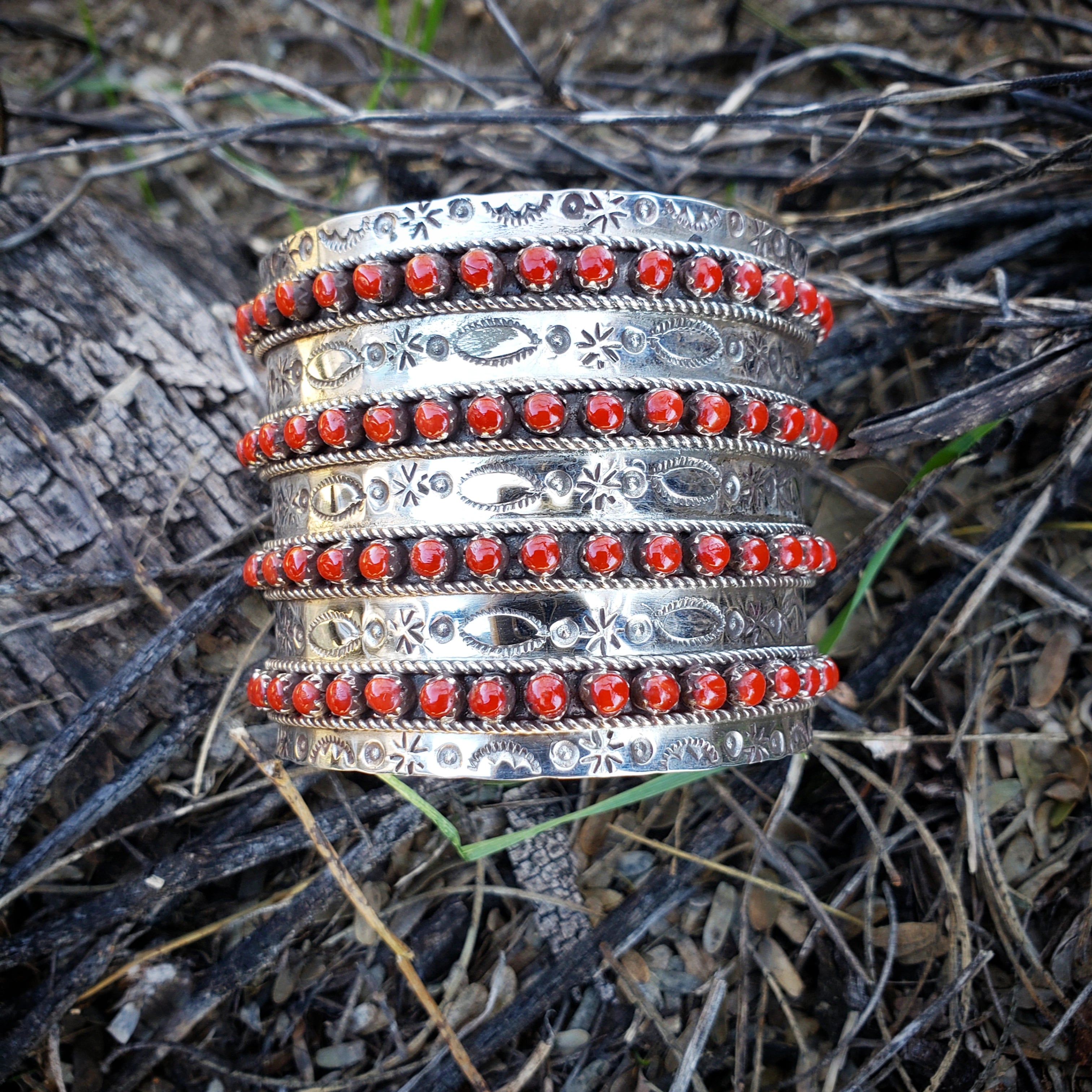 Coral Snakeeye Cuff SALE