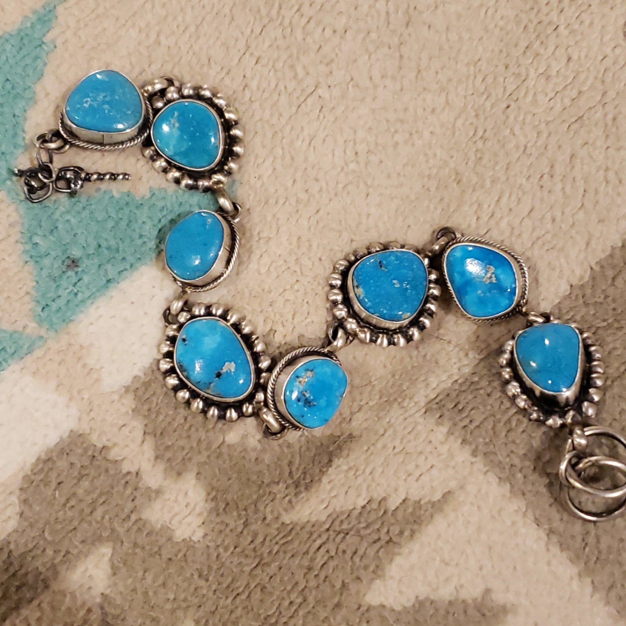 Turquoise Link Bracelet SALE