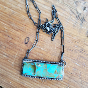 Turquoise Bar Necklace SALE